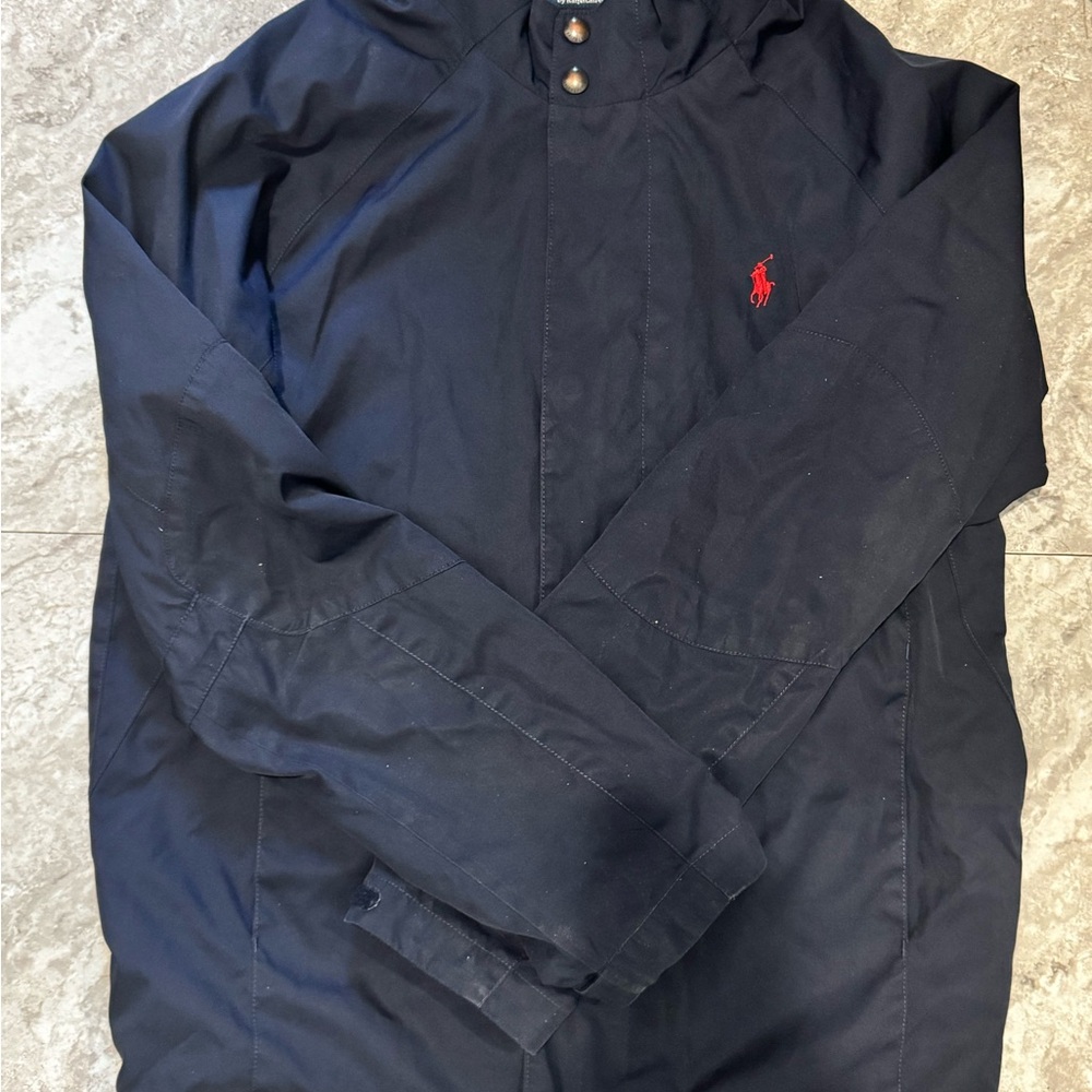 Polo Navy Blue Windbreaker